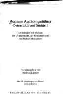 Tapa de Reclams Archäologieführer Österreich und Südtirol: Denkmäler und Museen der Urgeschichte, der Römerzeit und des frühen Mittelalters (Universal-Bibliothek) (German Edition)
