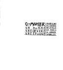 Tapa de Gustav Mahler