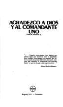 Tapa de Agradezco a Dios y al Comandante Uno