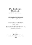 Tapa de Das Bamberger Blockbuch