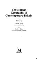 Tapa de The Human geography of contemporary Britain