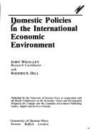 Tapa de Domestic policies in the international economic environment