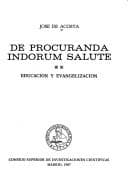 Tapa de De procuranda Indorum salute