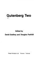 Tapa de Gutenberg two