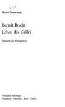 Tapa de Bertolt Brecht, Leben des Galilei