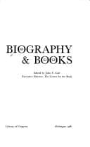 Tapa de Biography & books