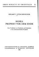Tapa de Hosea Prophet vor dem Ende