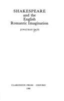 Tapa de Shakespeare and the English Romantic imagination