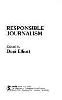 Tapa de Responsible journalism