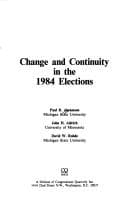 Tapa de Change and continuity in the 1984 elections