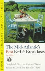 Tapa de Bed & Breakfasts and Country Inns: Mid-Atlantic