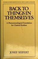 Tapa de Back to things in themselves