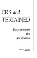 Tapa de Entertainers and the entertained