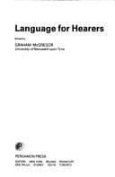 Tapa de Language for hearers