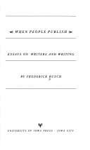 Tapa de When people publish
