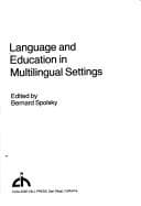Tapa de Language and education in multilingual settings