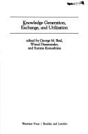 Tapa de Knowledge generation, exchange, and utilization