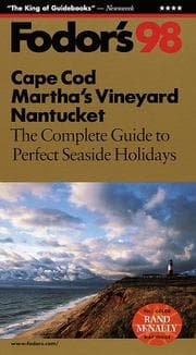 Tapa de Cape Cod, Martha's Vineyard, Nantucket '98