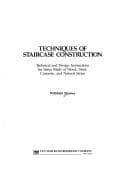 Tapa de Techniques of staircase construction