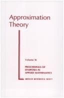 Tapa de Approximation theory
