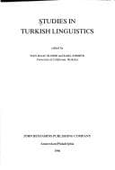 Tapa de Studies in Turkish linguistics