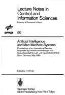 Tapa de Artificial intelligence and man-machine systems