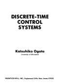 Tapa de Discrete-time control systems