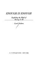 Tapa de Enough is enough