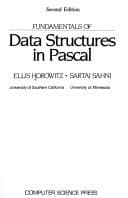 Tapa de Fundamentals of data structures in Pascal