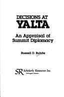Tapa de Decisions at Yalta