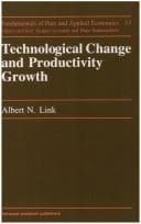 Tapa de Technological change and productivity growth