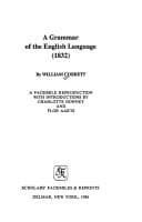 Tapa de A grammar of the English language (1832)