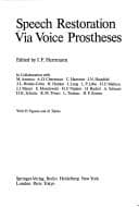 Tapa de Speech restoration via voice prostheses