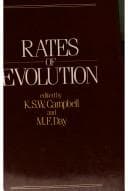 Tapa de Rates of evolution
