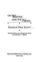 Tapa de On writing and the novel