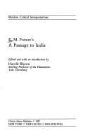 Tapa de E. M. Forster's A passage to India