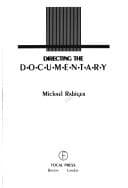 Tapa de Directing the documentary