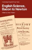 Tapa de English Science: Bacon to Newton (Cambridge English Prose Texts)