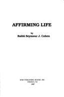 Tapa de Affirming life