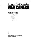 Tapa de A user's guide to the view camera