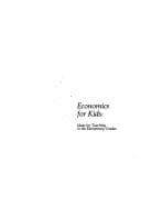 Tapa de Economics for kids