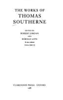 Tapa de The works of Thomas Southerne