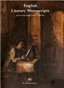 Tapa de English literary manuscripts