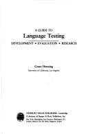 Tapa de A guide to language testing