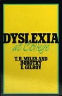 Tapa de Dyslexia at college