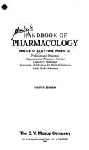 Tapa de Mosby's handbook of pharmacology