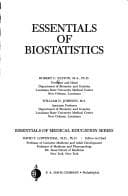 Tapa de Essentials of biostatistics