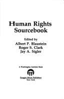 Tapa de Human rights sourcebook