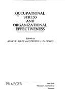 Tapa de Occupational stress and organizational effectiveness