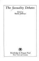 Tapa de The Sexuality debates